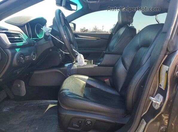 ZAM57XSA2G1175737 2016 MASERATI GHIBLI Charcoal Widok wnętrza z przodu
