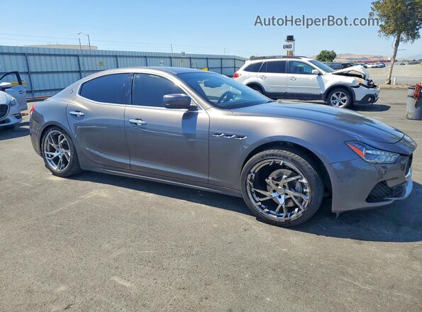 ZAM57XSA2G1175737 2016 MASERATI GHIBLI Charcoal Przód prawy
