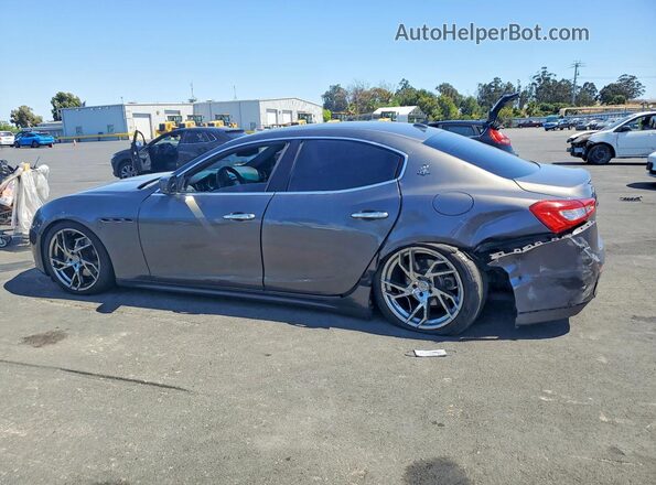 ZAM57XSA2G1175737 2016 MASERATI GHIBLI Charcoal Tył lewy