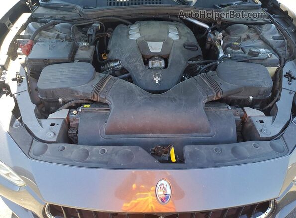 ZAM57XSA2G1175737 2016 MASERATI GHIBLI Charcoal Widok wnętrza z tyłu