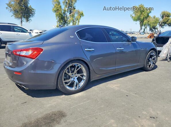 ZAM57XSA2G1175737 2016 MASERATI GHIBLI Charcoal Tył prawy