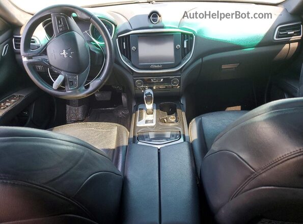 ZAM57XSA2G1175737 2016 MASERATI GHIBLI Charcoal Widok deski rozdzielczej