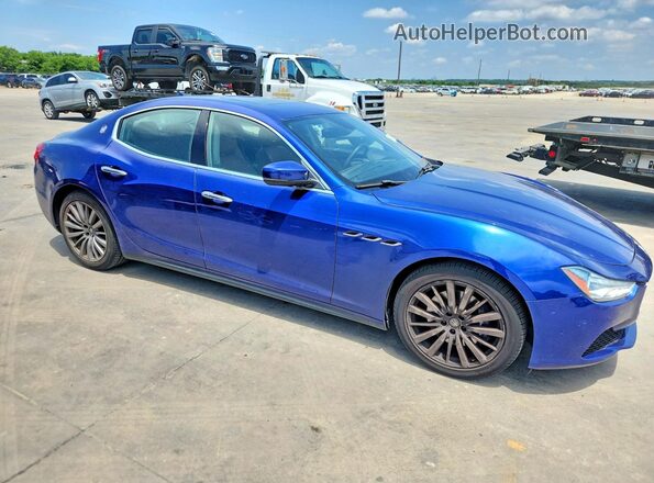 ZAM57XSA2H1197223 2017 MASERATI GHIBLI Blue წინა მარჯვენა