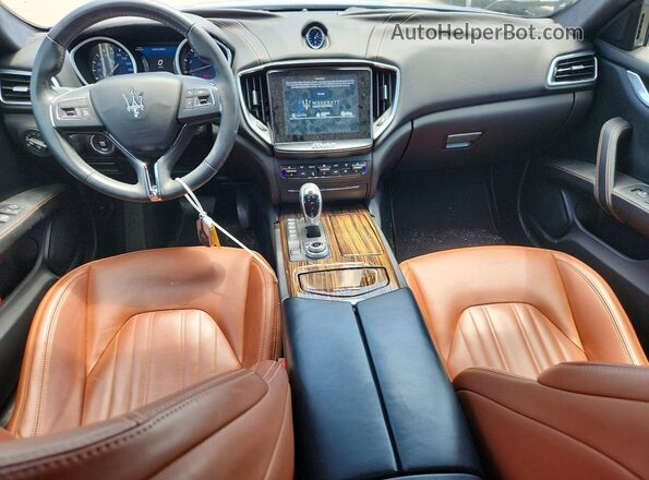 ZAM57XSA2H1197223 2017 MASERATI GHIBLI Blue წინა პანელის ხედი