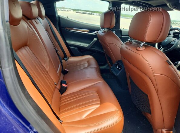 ZAM57XSA2H1197223 2017 MASERATI GHIBLI Blue უკანა სავარძლების ხედი