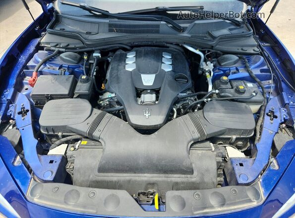 ZAM57XSA2H1197223 2017 MASERATI GHIBLI Blue უკანა სალონის ხედი