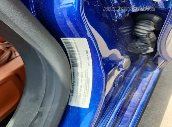 ZAM57XSA2H1197223 2017 MASERATI GHIBLI Blue ძრავის განყოფილების ხედი