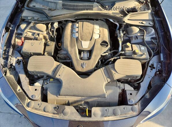 ZAM57XSA3G1173785 2016 MASERATI GHIBLI Синий Вид задней части салона