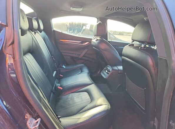 ZAM57XSA3G1173785 2016 MASERATI GHIBLI Синий Вид задних сидений