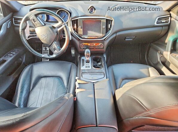 ZAM57XSA3G1173785 2016 MASERATI GHIBLI Синий Вид панели приборов