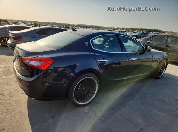 ZAM57XSA3G1173785 2016 MASERATI GHIBLI Синий Задняя правая четверть
