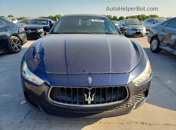 ZAM57XSA3G1173785 2016 MASERATI GHIBLI Синий Вид спереди