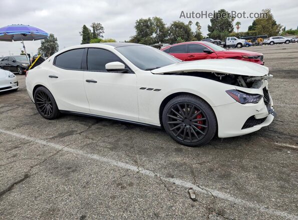 ZAM57XSA3H1251452 2017 MASERATI GHIBLI White წინა მარჯვენა
