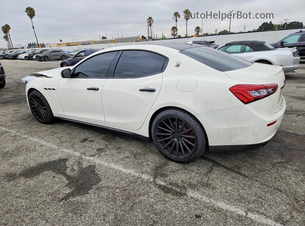 ZAM57XSA3H1251452 2017 MASERATI GHIBLI White უკანა მარცხენა