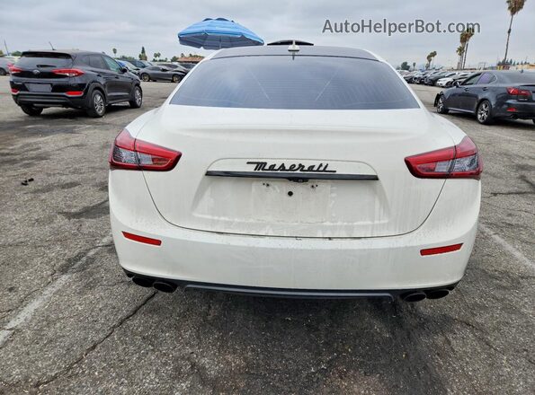 ZAM57XSA3H1251452 2017 MASERATI GHIBLI White უკანა ხედი