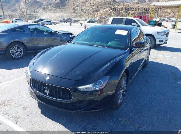 ZAM57XSA4H1206164 2017 MASERATI GHIBLI Black Vista tres cuartos delantera izquierda