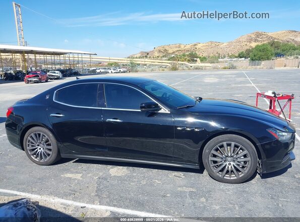 ZAM57XSA4H1206164 2017 MASERATI GHIBLI Black Vista interior trasera