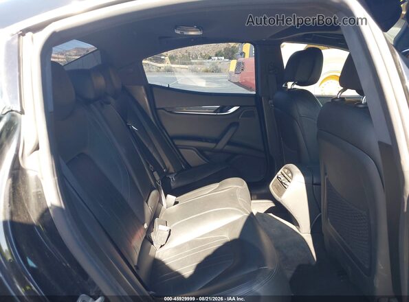 ZAM57XSA4H1206164 2017 MASERATI GHIBLI Black Vista de la etiqueta del VIN