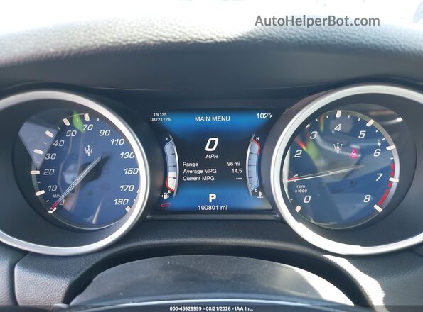 ZAM57XSA4H1206164 2017 MASERATI GHIBLI Black Vista de los asientos traseros