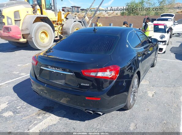 ZAM57XSA4H1206164 2017 MASERATI GHIBLI Black Trasero derecho