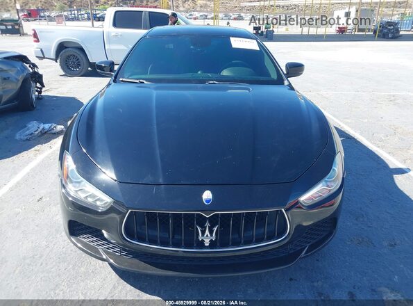 ZAM57XSA4H1206164 2017 MASERATI GHIBLI Black Vista frontal