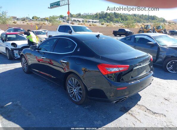ZAM57XSA4H1206164 2017 MASERATI GHIBLI Black Trasero izquierdo