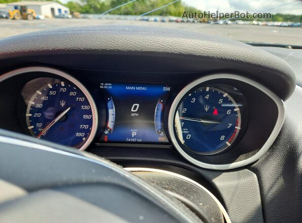 ZAM57XSA4H1218881 2017 MASERATI GHIBLI Black Սարքավորումների վահանակի տեսք