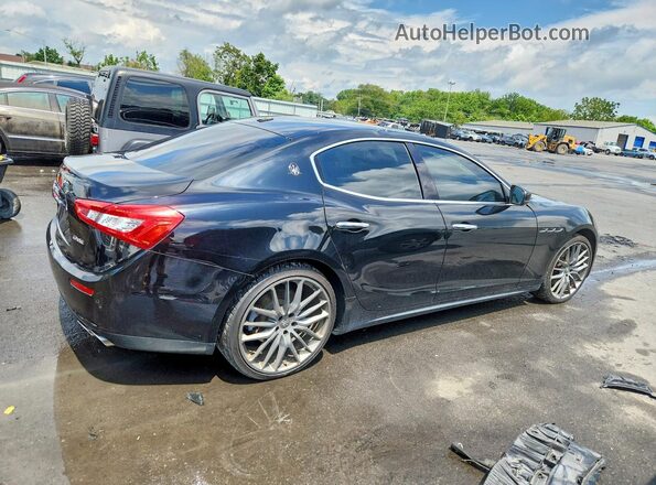ZAM57XSA4H1218881 2017 MASERATI GHIBLI Black Հետևի աջ