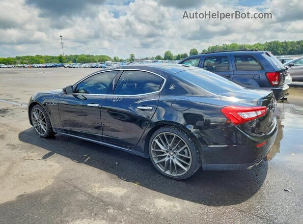 ZAM57XSA4H1218881 2017 MASERATI GHIBLI Black Հետևի ձախ