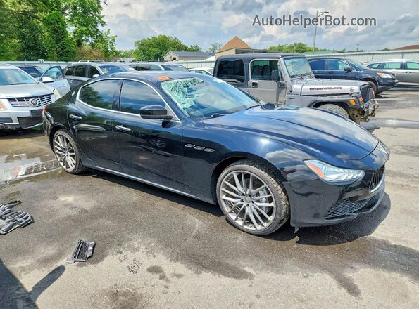 ZAM57XSA4H1218881 2017 MASERATI GHIBLI Black Առջևի աջ