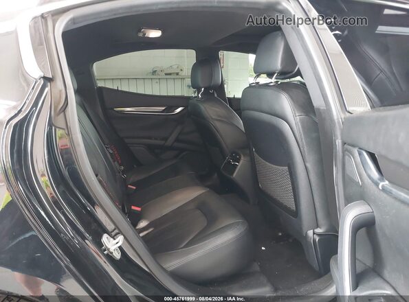 ZAM57XSA4J1299872 2018 MASERATI GHIBLI Black Widok naklejki z numerem VIN
