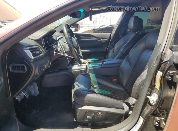 ZAM57XSA5G1171343 2016 MASERATI GHIBLI Maroon Front interior view