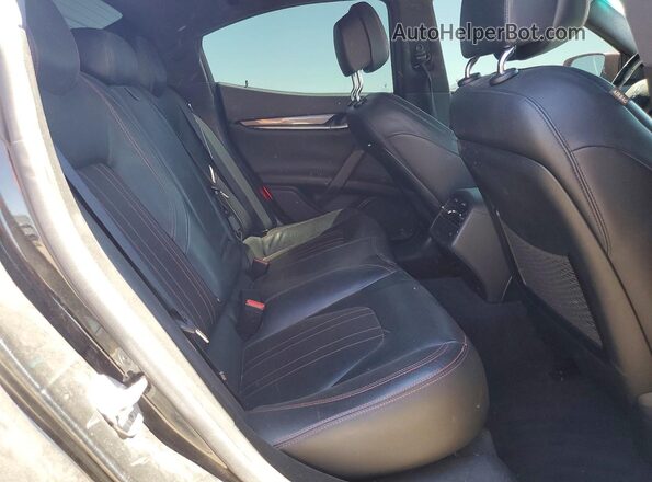 ZAM57XSA5G1171343 2016 MASERATI GHIBLI Maroon Rear seats view