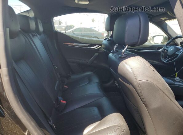 ZAM57XSA5L1345065 2020 MASERATI GHIBLI Black Widok tylnych siedzeń