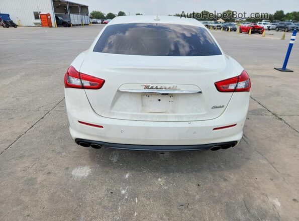 ZAM57XSA7L1344418 2020 MASERATI GHIBLI White Rear view