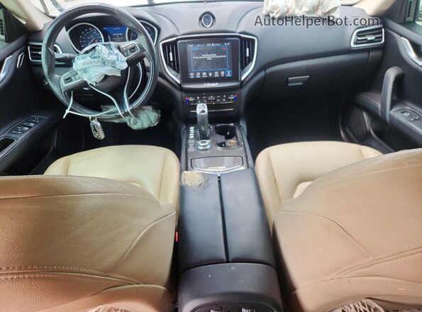 ZAM57XSA7L1344418 2020 MASERATI GHIBLI White Dashboard view