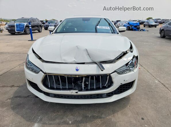 ZAM57XSA7L1344418 2020 MASERATI GHIBLI White Front view