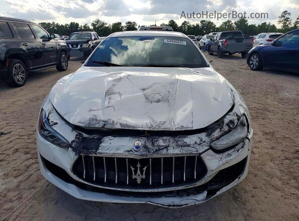 ZAM57XSA8K1328257 2019 MASERATI GHIBLI White წინა ხედი
