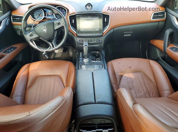 ZAM57XSA8K1328257 2019 MASERATI GHIBLI White წინა პანელის ხედი