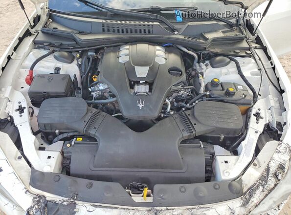 ZAM57XSA8K1328257 2019 MASERATI GHIBLI White უკანა სალონის ხედი