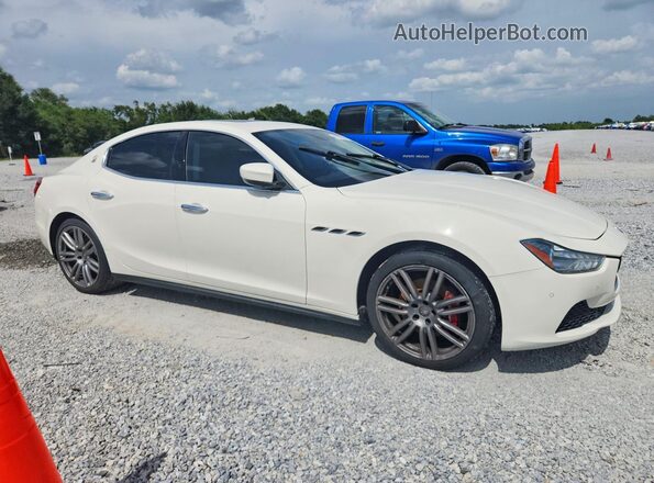 ZAM57XSA9H1218746 2017 MASERATI GHIBLI White წინა მარჯვენა