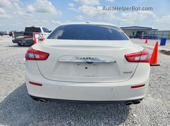ZAM57XSA9H1218746 2017 MASERATI GHIBLI White უკანა ხედი