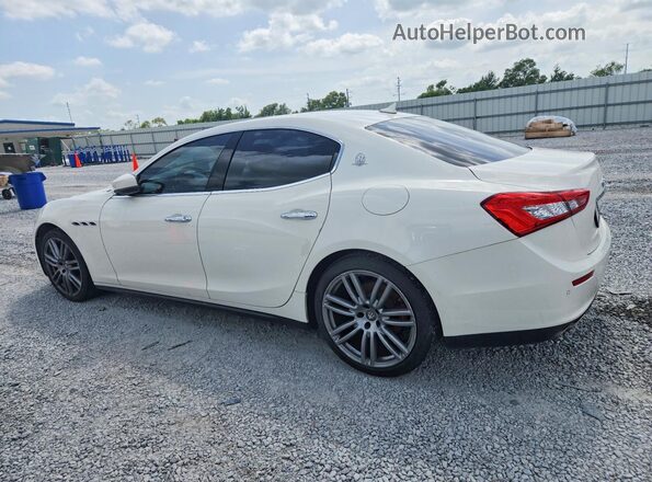 ZAM57XSA9H1218746 2017 MASERATI GHIBLI White უკანა მარცხენა