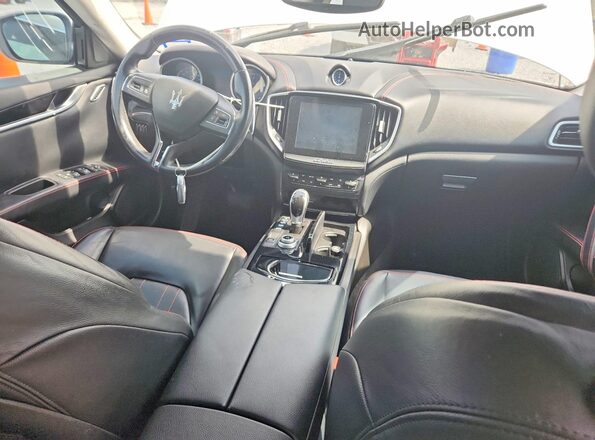 ZAM57XSA9H1218746 2017 MASERATI GHIBLI White წინა პანელის ხედი