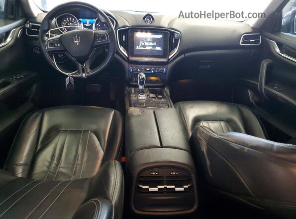 ZAM57XSAXH1238309 2017 MASERATI GHIBLI Gray Вид панелі приладів
