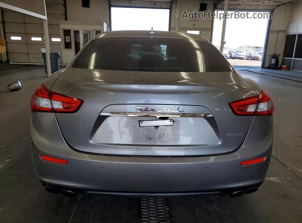 ZAM57XSAXH1238309 2017 MASERATI GHIBLI Gray Вид ззаду