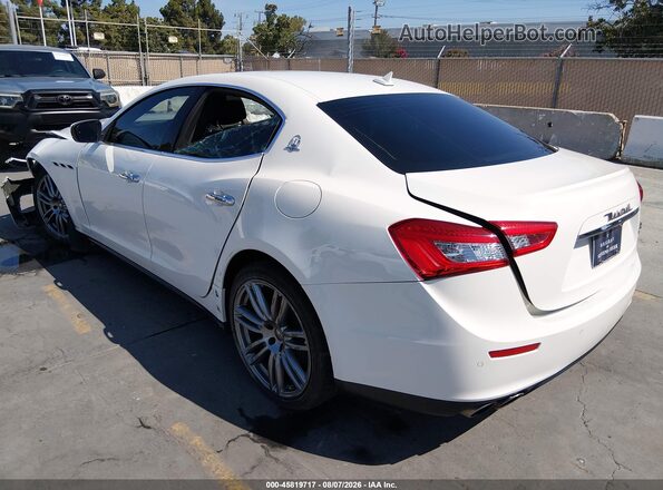 ZAM57XSL1H1226311 2017 MASERATI GHIBLI White Rear left