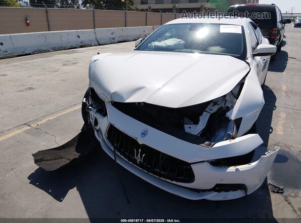 ZAM57XSL1H1226311 2017 MASERATI GHIBLI White Front view