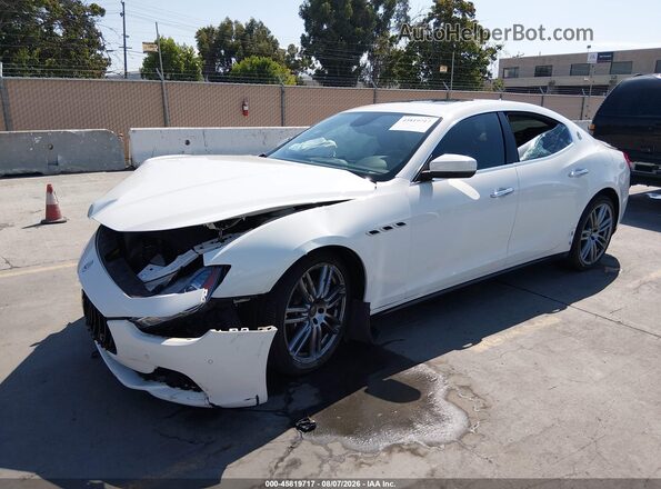 ZAM57XSL1H1226311 2017 MASERATI GHIBLI White Front left