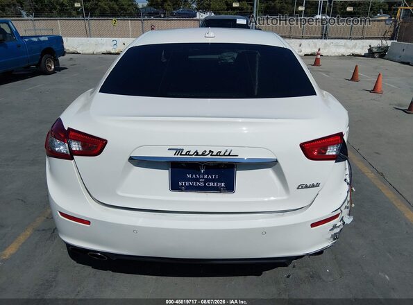 ZAM57XSL1H1226311 2017 MASERATI GHIBLI White 